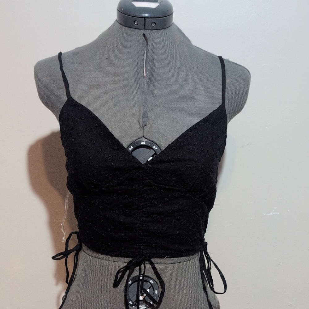 HYFVE Black Textured Top